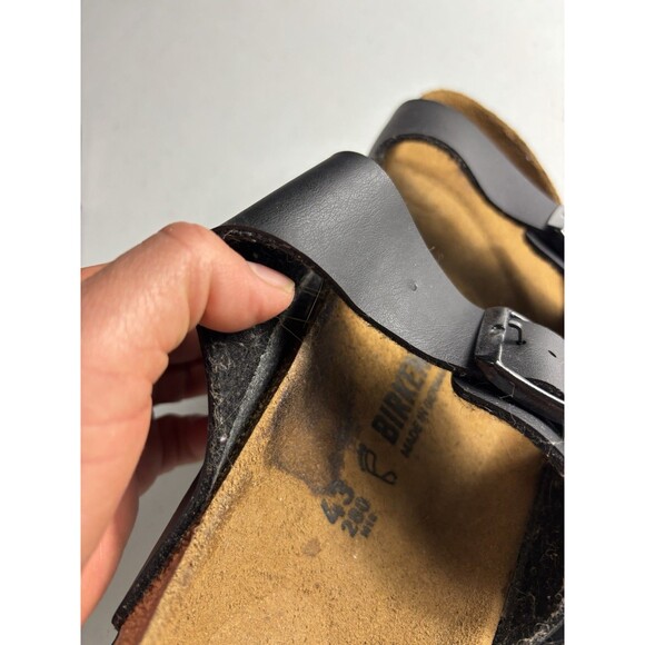 [Birkenstock Mens Arizona Birko-Flor Black Sandals Size 10 Men’s main image 11